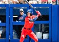 Skylar Wallace at the USA All-Star Softball Showcase