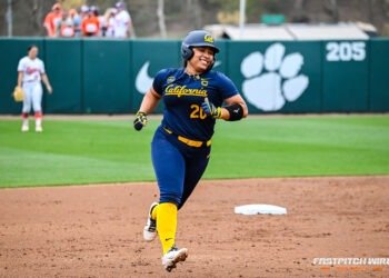 Tianna Bell in a Cal blue uniform