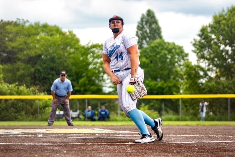 Gatorade player of the year, Lexi Hames pitching